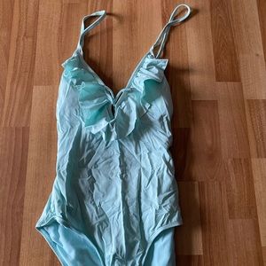 Swimsuit season is coming! American Eagle ruffle one piece